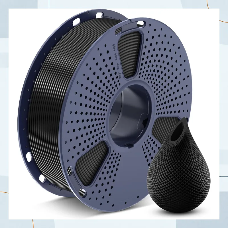 SUNLU black PETG filament spool